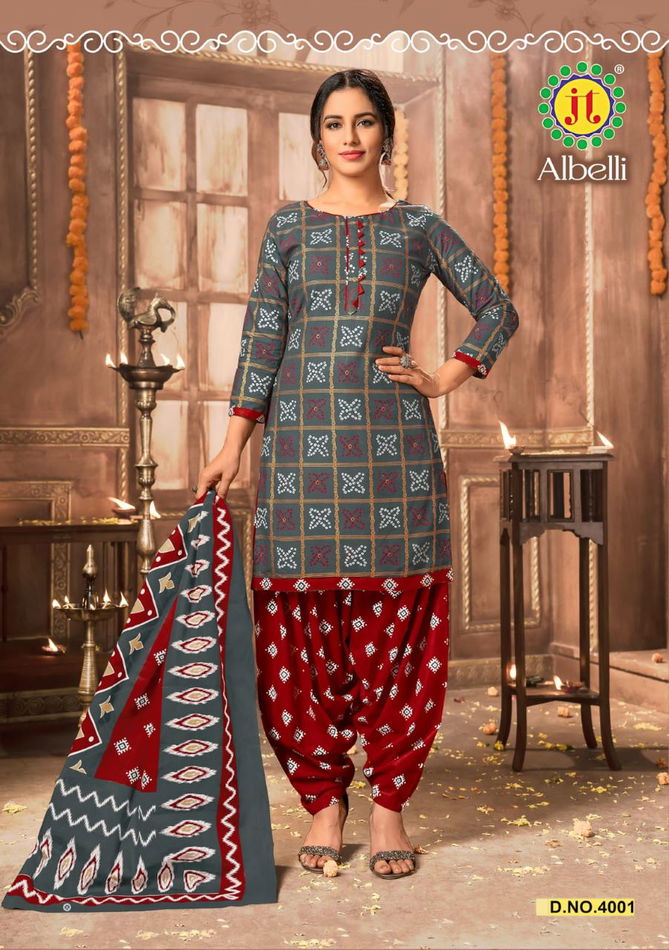 Jt Albelli 4 Daily Wear Wholesale Dress Material Collection